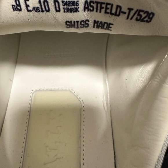 BALLY Men’s Astfeld Lace-Up Sneakers in Yellow size US 10 - Picture 13 of 14